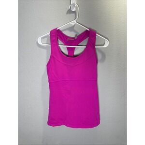 Athleta Racerback Activewear Tank Top Womens Small Keyhole Back Gym Yoga
